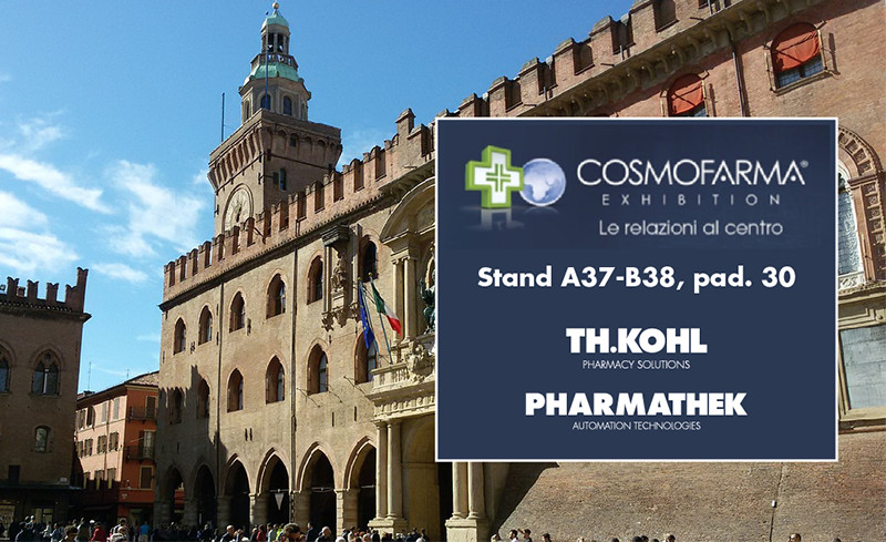 Dal 12 al 14 aprile Pharmathek vi aspetta presso lo stand A37-B38 del pad. 30 con importanti novità, tra cui il Doppio Manipolatore Euclid3D e...