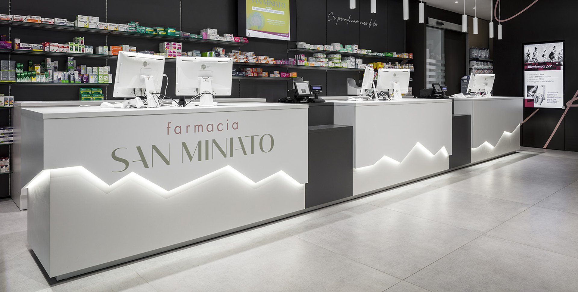 Farmacia San Miniato Basso - vista robot dal bancone