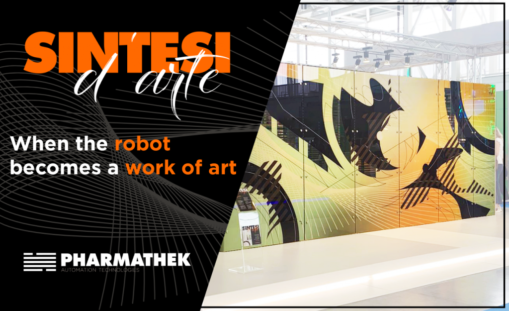 For Cosmofarma, the Pharmathek team entrusted the design of SINTESI to an international street artist. Discover this exceptional work of art.