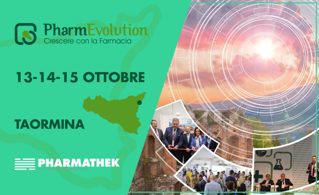 Il team Pharmathek sarà a Taormina per prendere parte a PharmEvolution 2023. Scopri l'automazione per la tua farmacia di domani