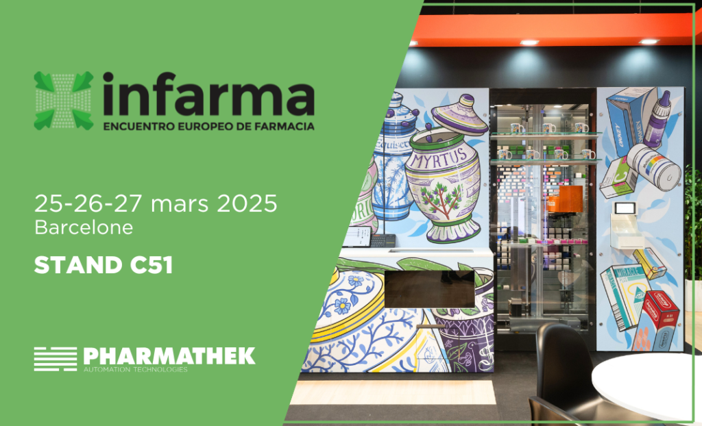 Pharmathek France vous attend à Infarma 2025 pour vous présenter les dernières innovations dans le domaine de l’automatisation en pharmacie !