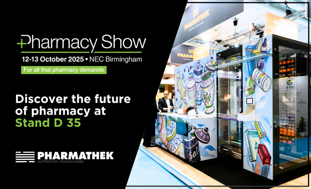 Tecnologia che semplifica, soluzioni che contano: incontra il team Pharmathek e Avonnex al Pharmacy Show 2025.